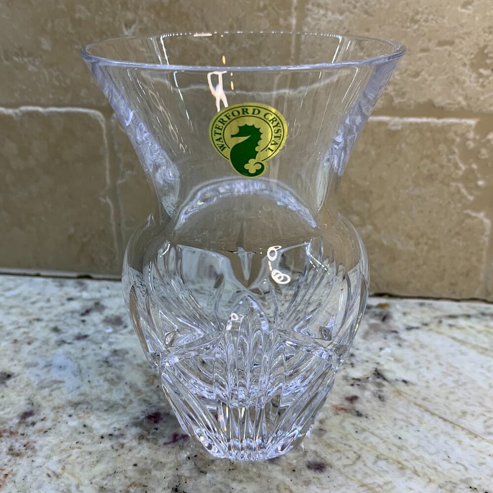 Waterford Society Posy Vase - Waterford Small Lead Crystal- 4.5” tall 1995